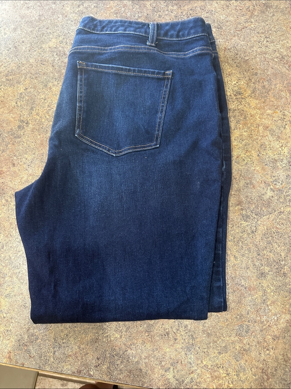 Time and Tru Women's Dark Blue Straight Leg Jeans